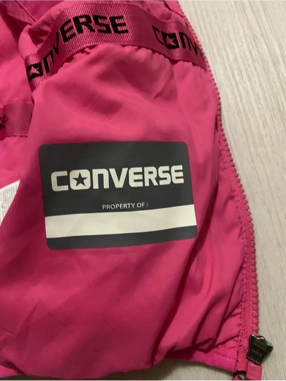 Converse Kids Girls Youth Hot Pink Quilted Puffer Vest Size 10-12